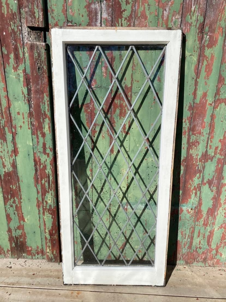 Ic4697 Antique Leaded Glass Window 1825 X 4575 Inches Legacy Vintage Building Materials 6625