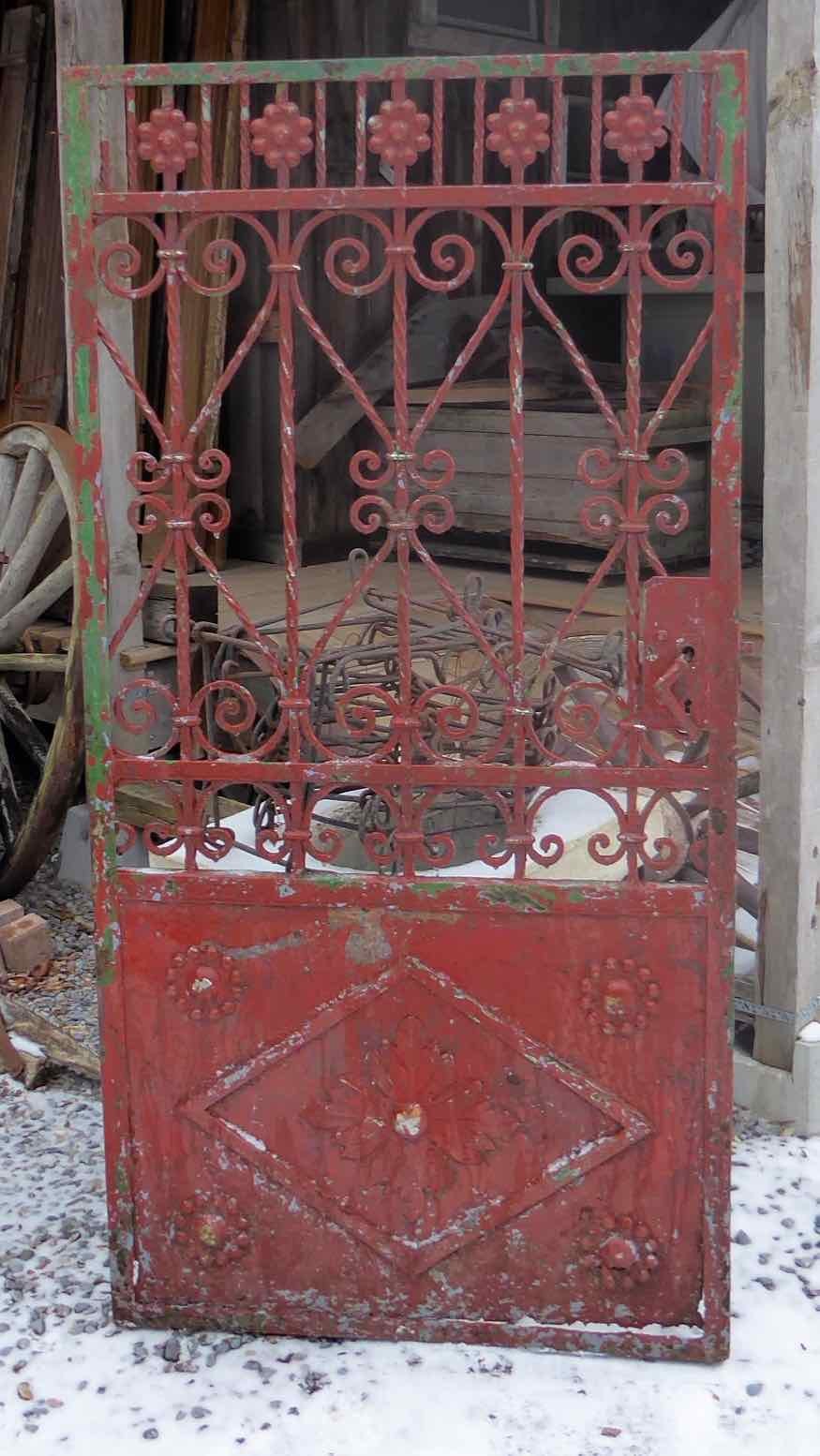 IC0646 Antique Iron Gate Legacy Vintage Building Materials & Antiques