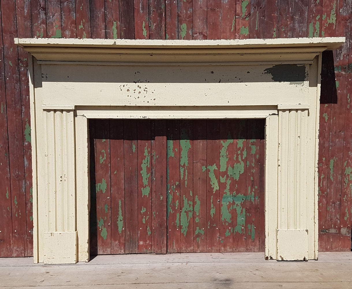 Antique Georgian Regency Style Fireplace Mantel