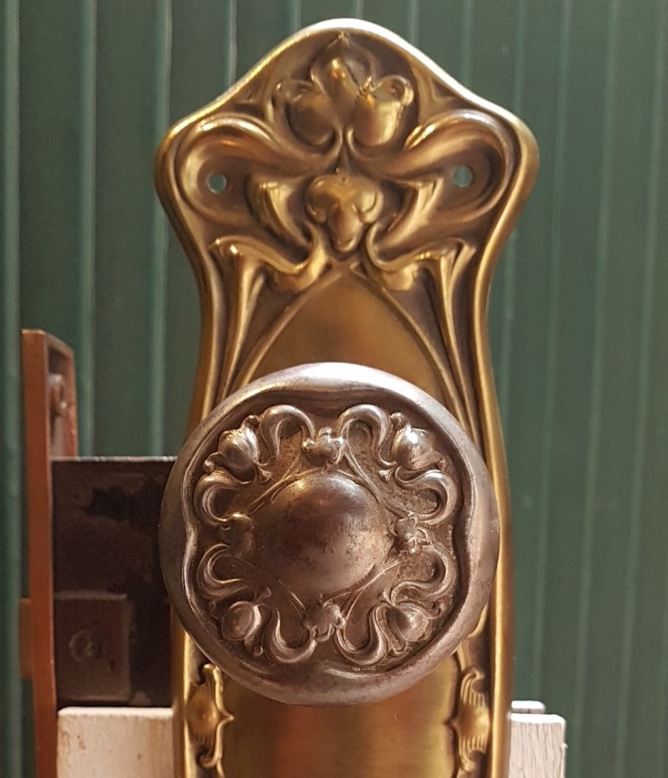 Vintage Ruswin Art Nouveau Entry Set ca.1904