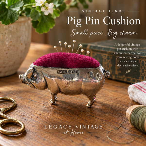 Post-Edwardian Pig Pin Cushion