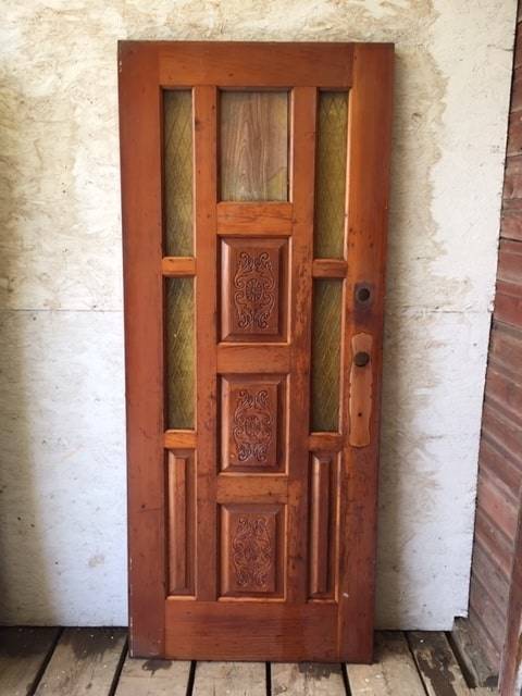 Vintage MCM Glazed Exterior Door