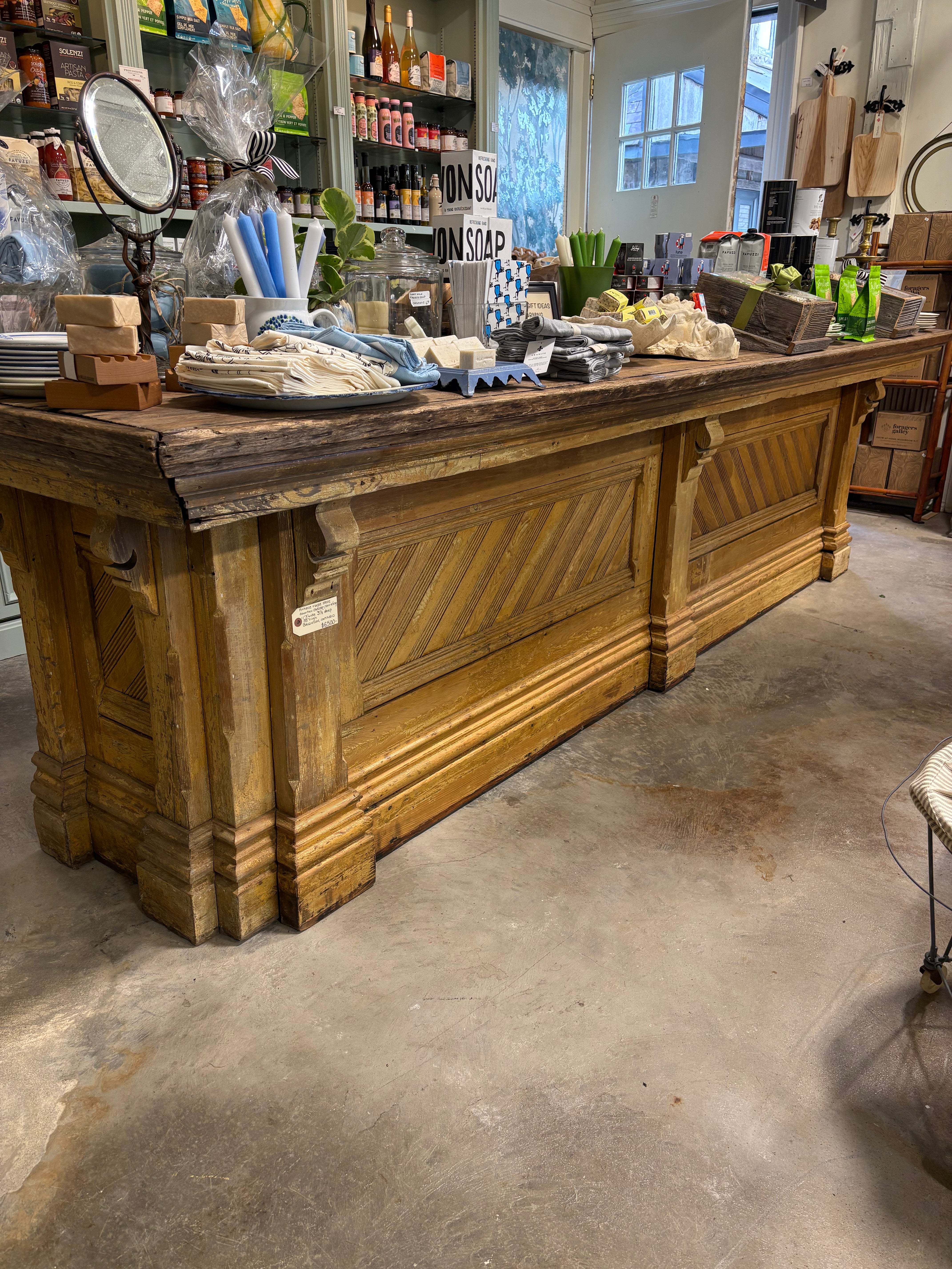 Maple Store Counter