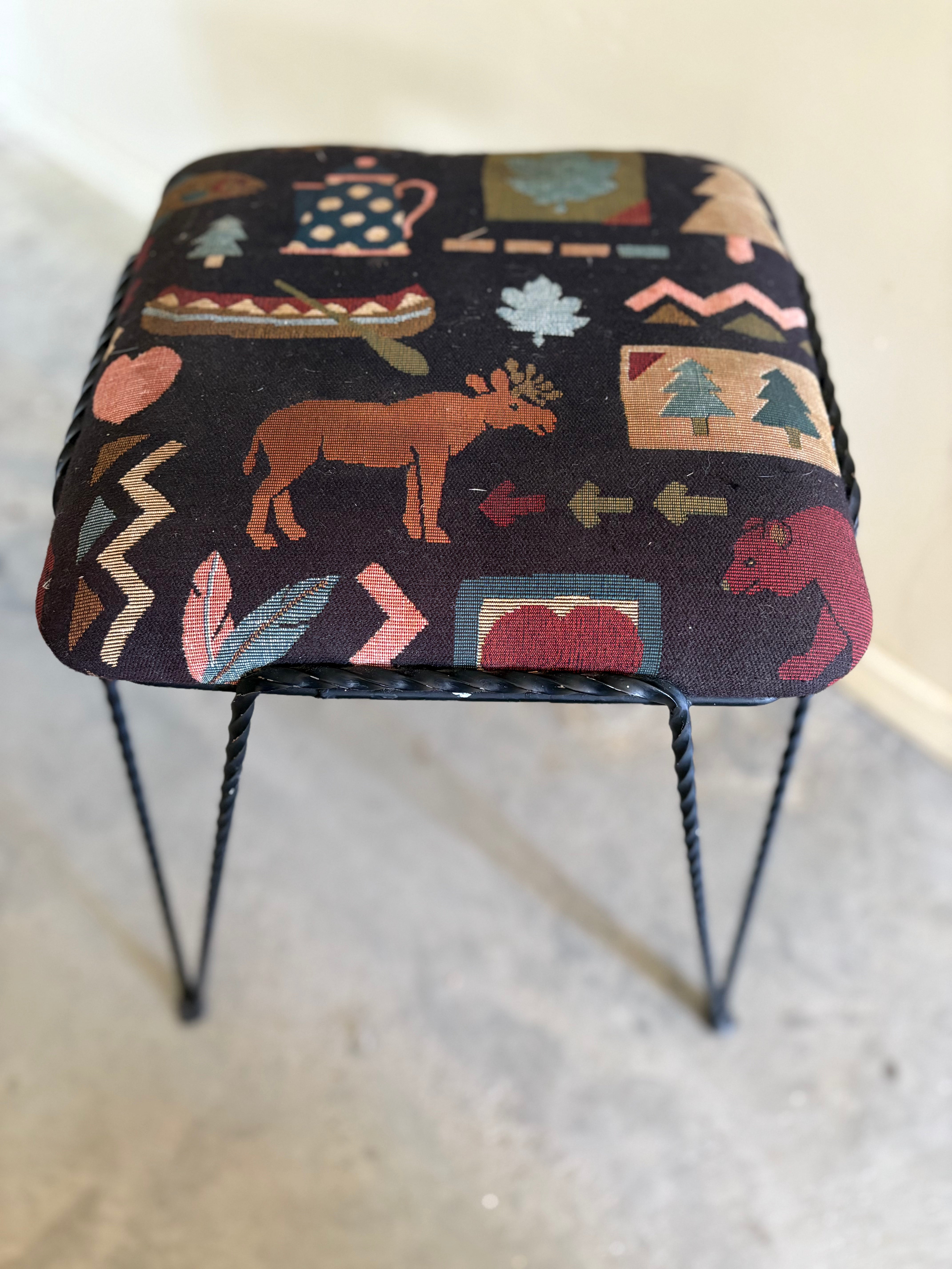 MCM Hairpin leg stool