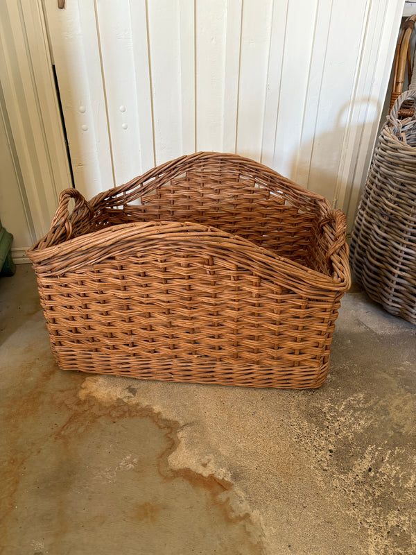 Vintage wicker basket