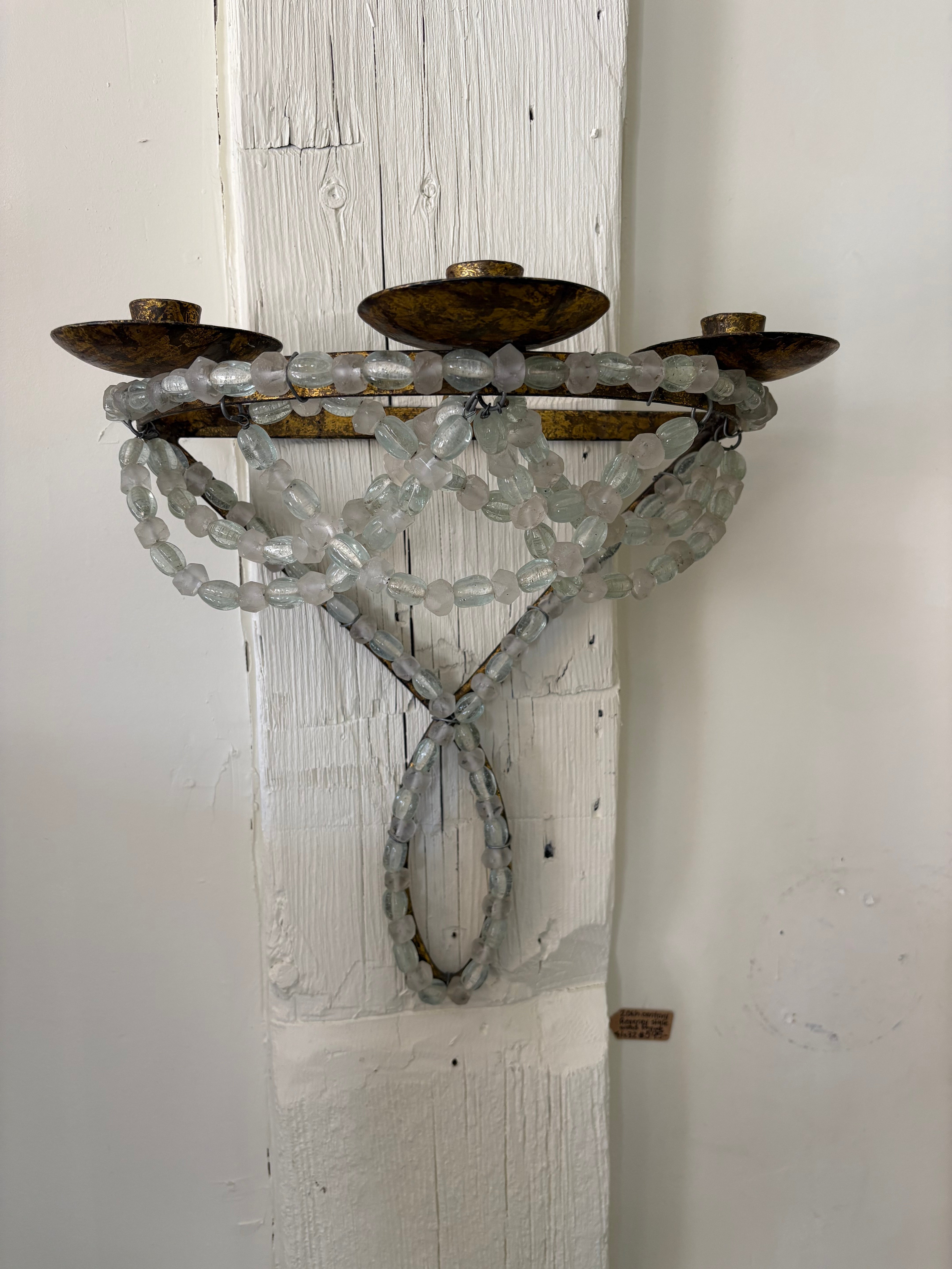 Italian candle sconces.