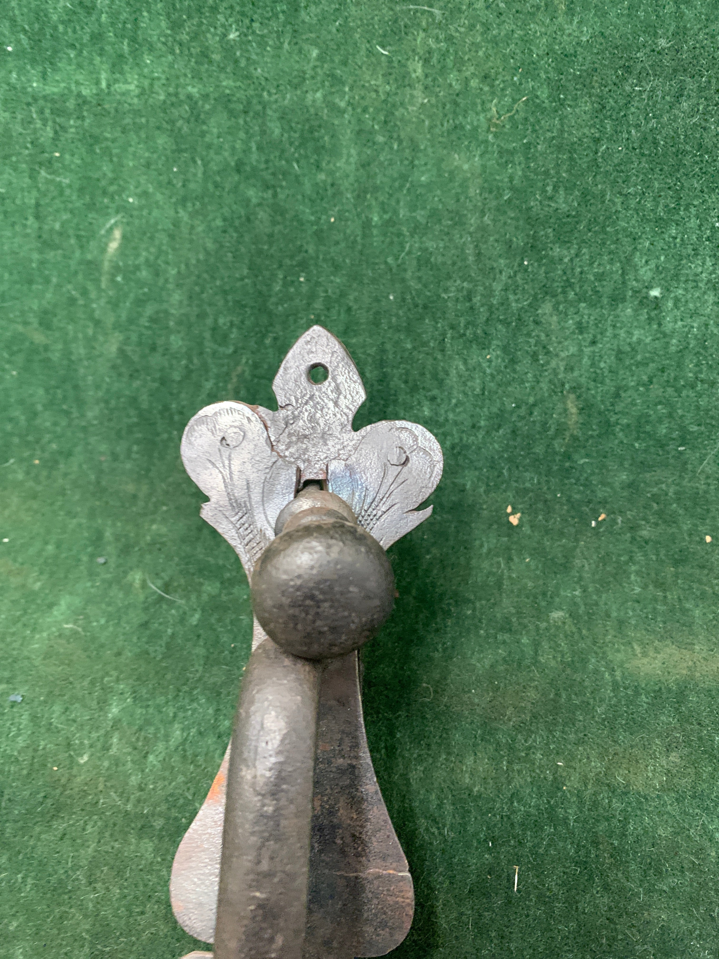 Novel forged Norfolk thumblatch ca. 1740-1840