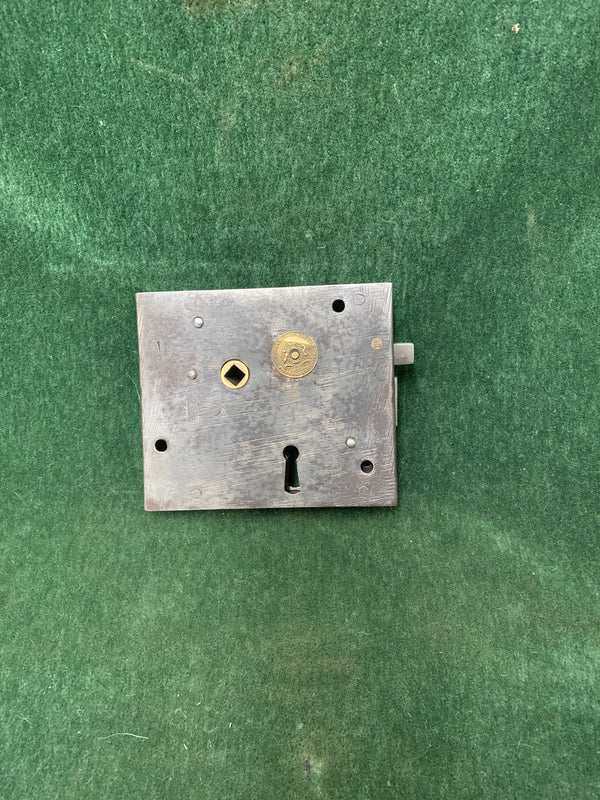 Carpenter Lock 5 1/8"x 4 3/8"for right hand door. 1740-1840