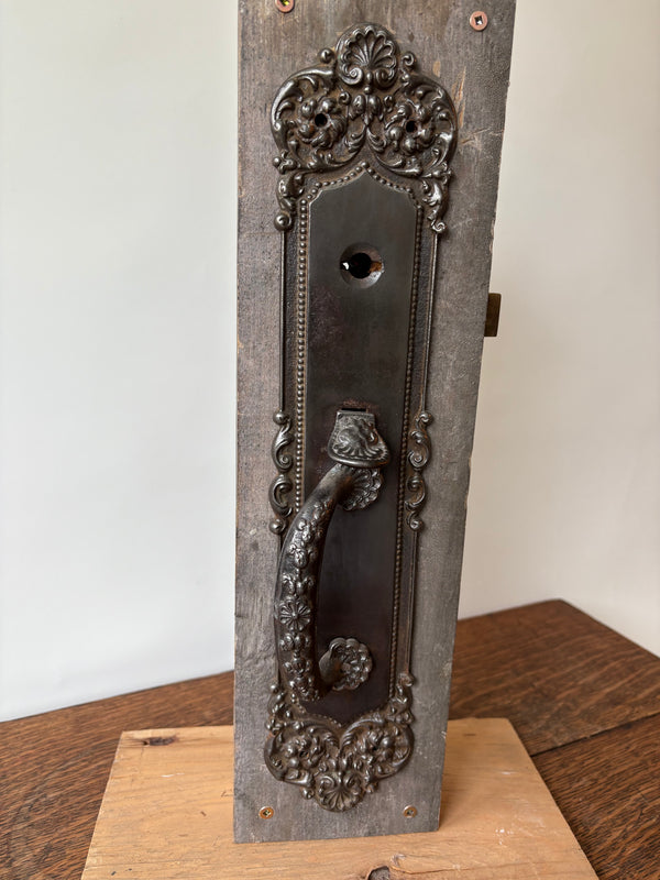 Peterboro Lock Co. Double Thumblatch  Victorian Entry Set - ca.1885 (1840-1940)
