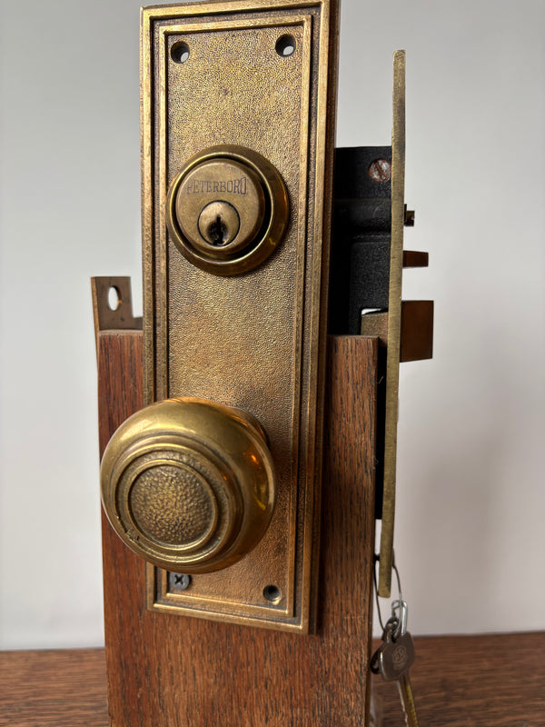 Art Deco Peterboro Entry Set- ca. Early 1920-1940s (1840-1940)