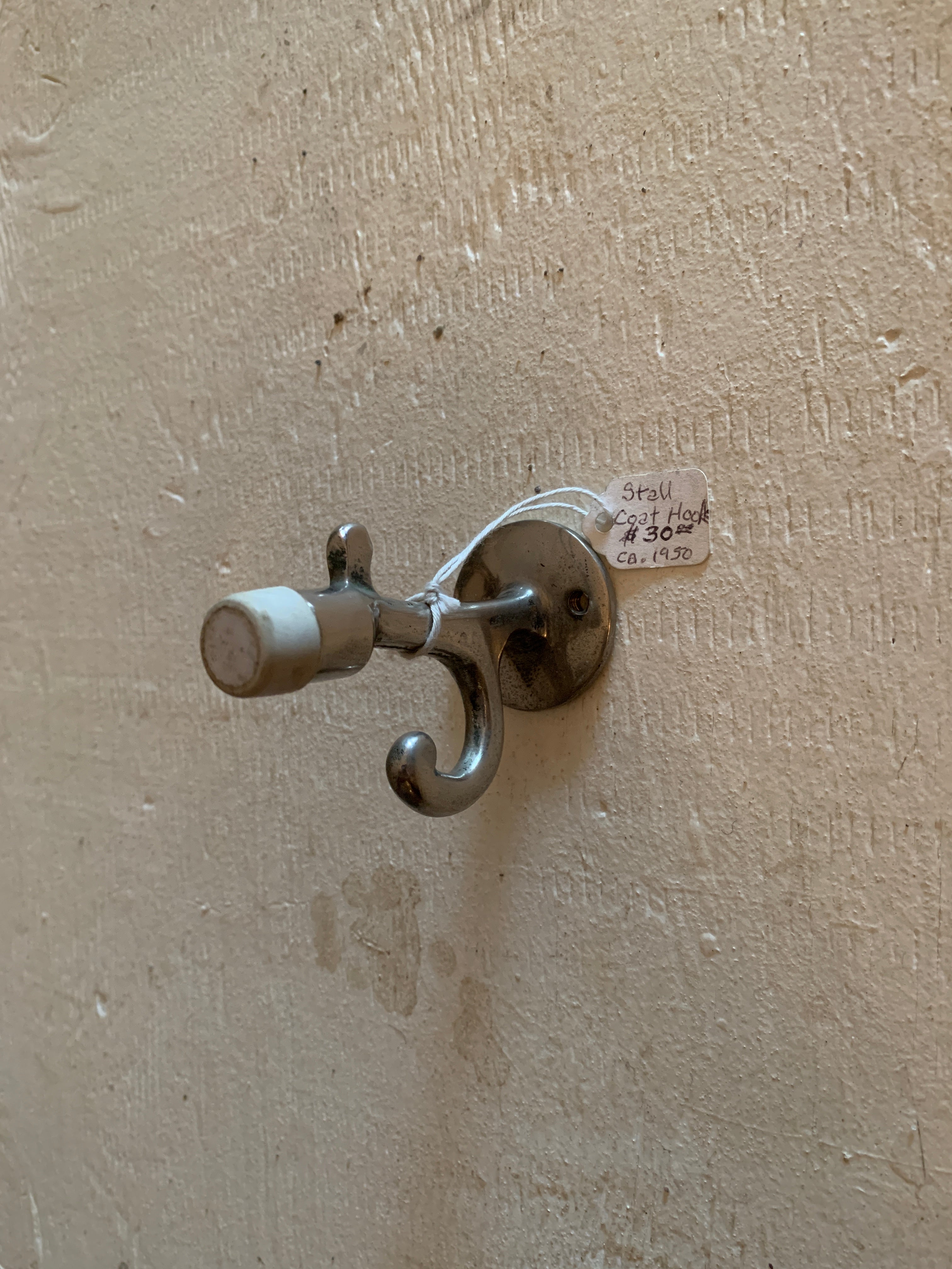 Bathroom Hook and Doorstop- Mid-Century Modern ca. 1950s-60s