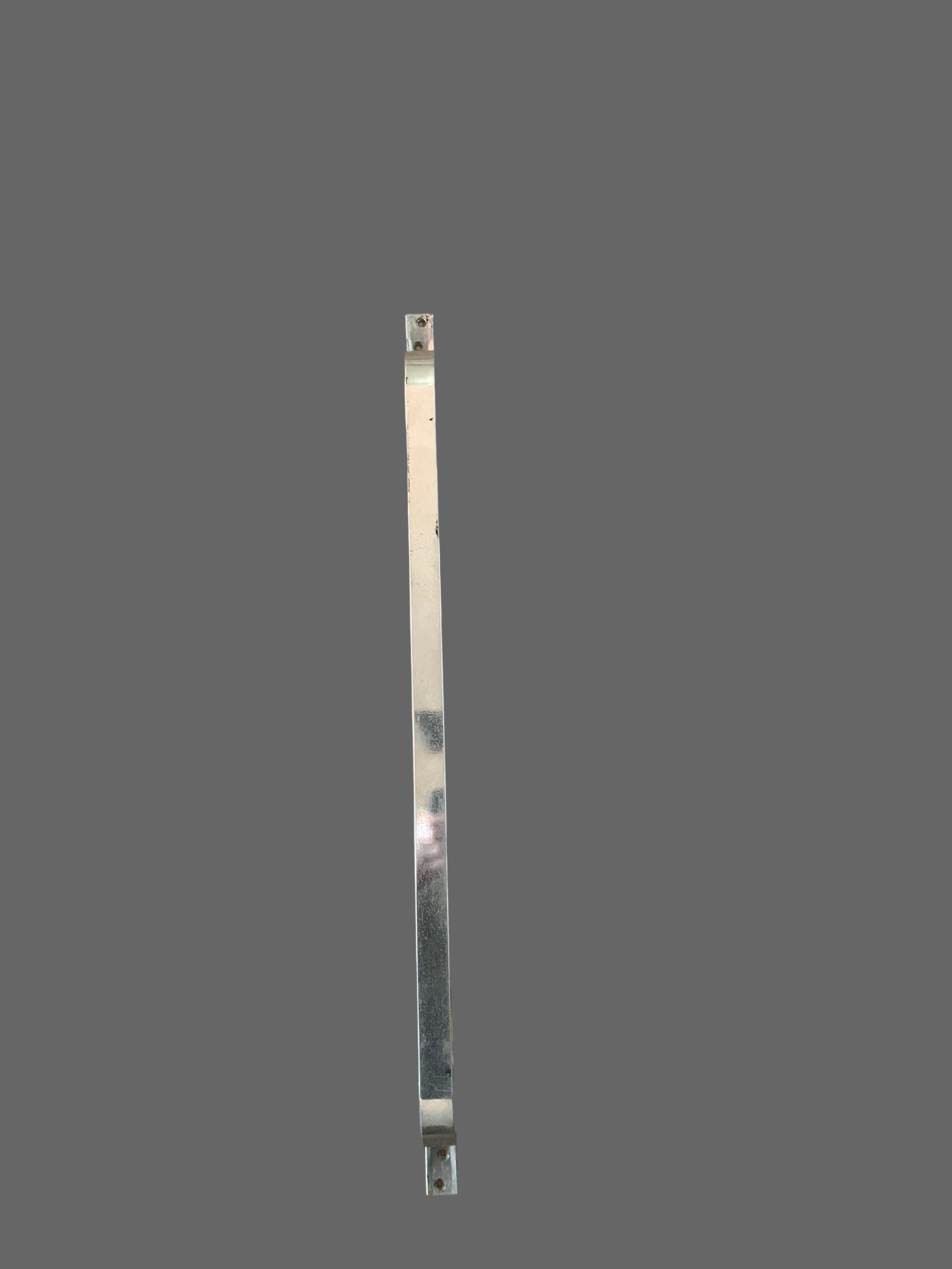 Vintage NIckel bathroom Towel Rack - Suits Art Deco or Mid-Century Modern Decor