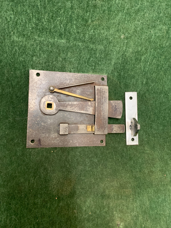 Regular Plate Latch or "Wishbone" Latch- Right Hand door-4 1/2" x 4 1/4"- ca. 1750-1790