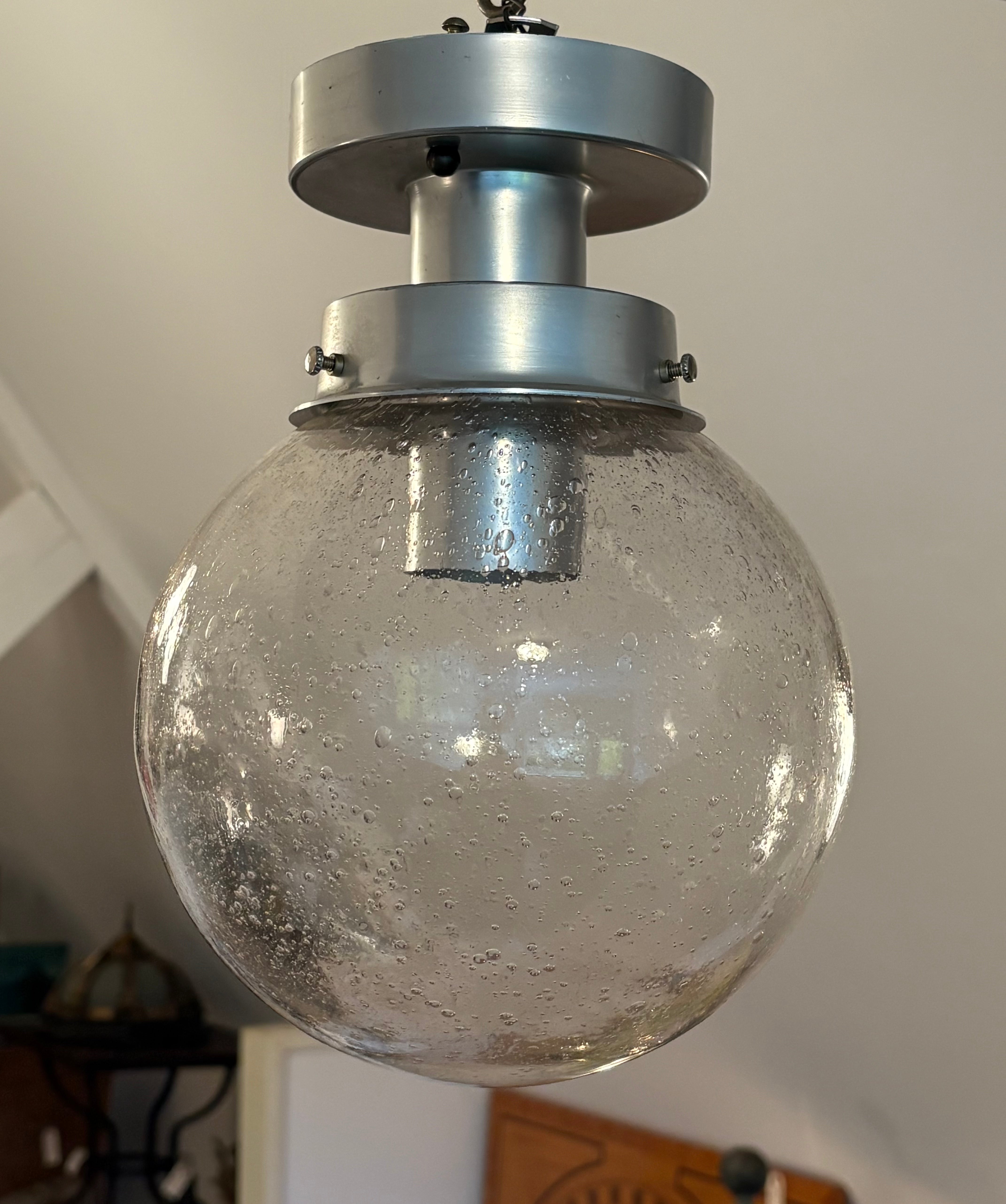 Original MCM semi-flush ceiling light