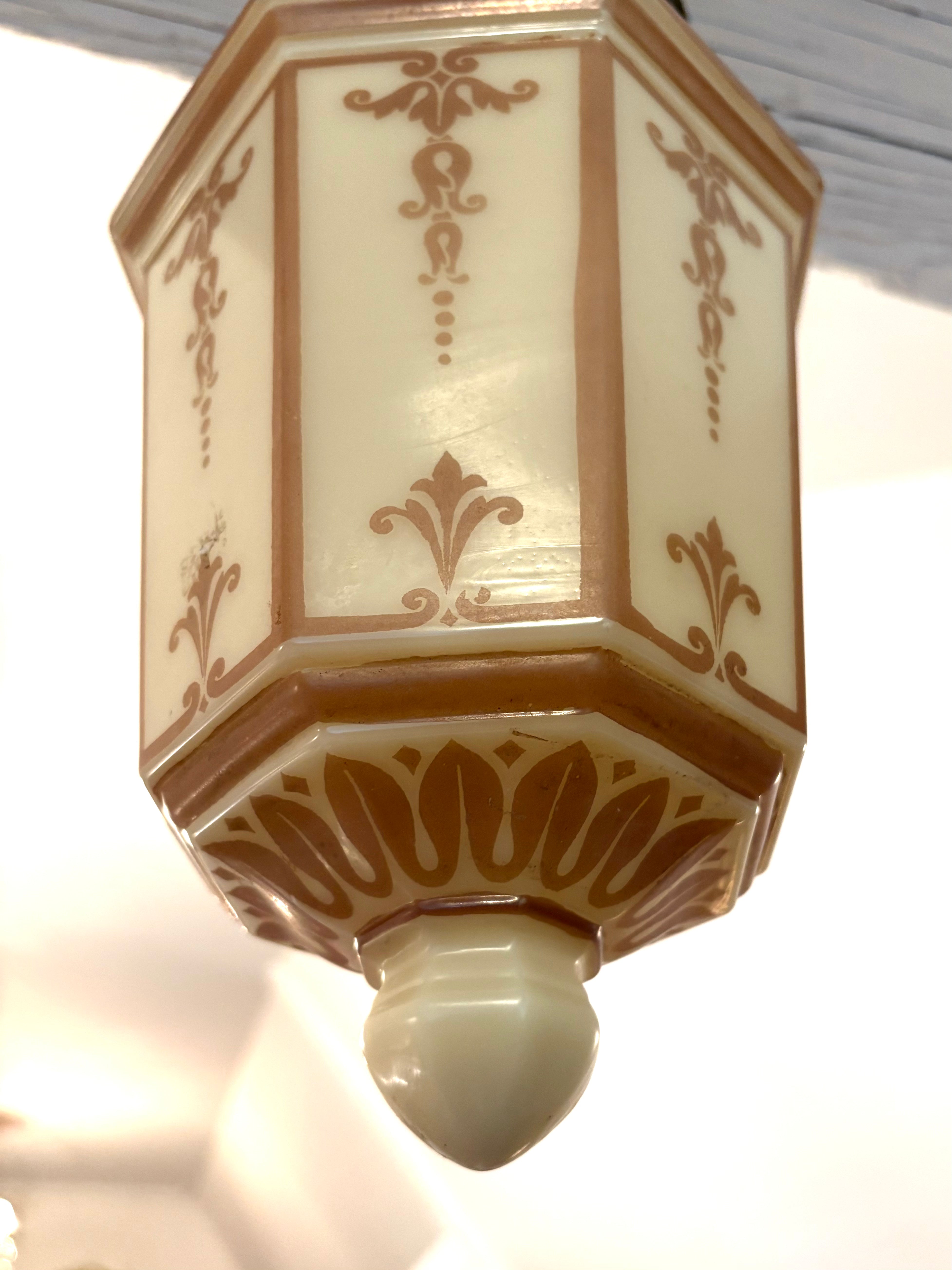 1930's Art Deco ceiling light
