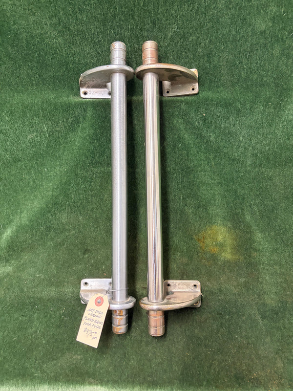 Pair of Large, Commercial, Art Deco Door Pulls ca. 1925 (1840 -1940)