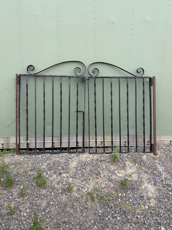 Vintage Iron Double Garden Gate -  Circa mid-1900s