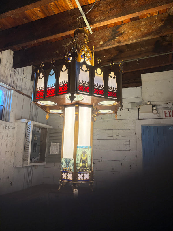 Gothic-Style Pendant Church light-