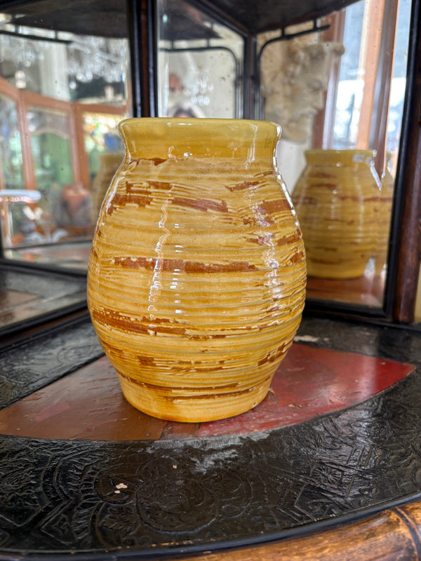 Glazed MCM pottery vase