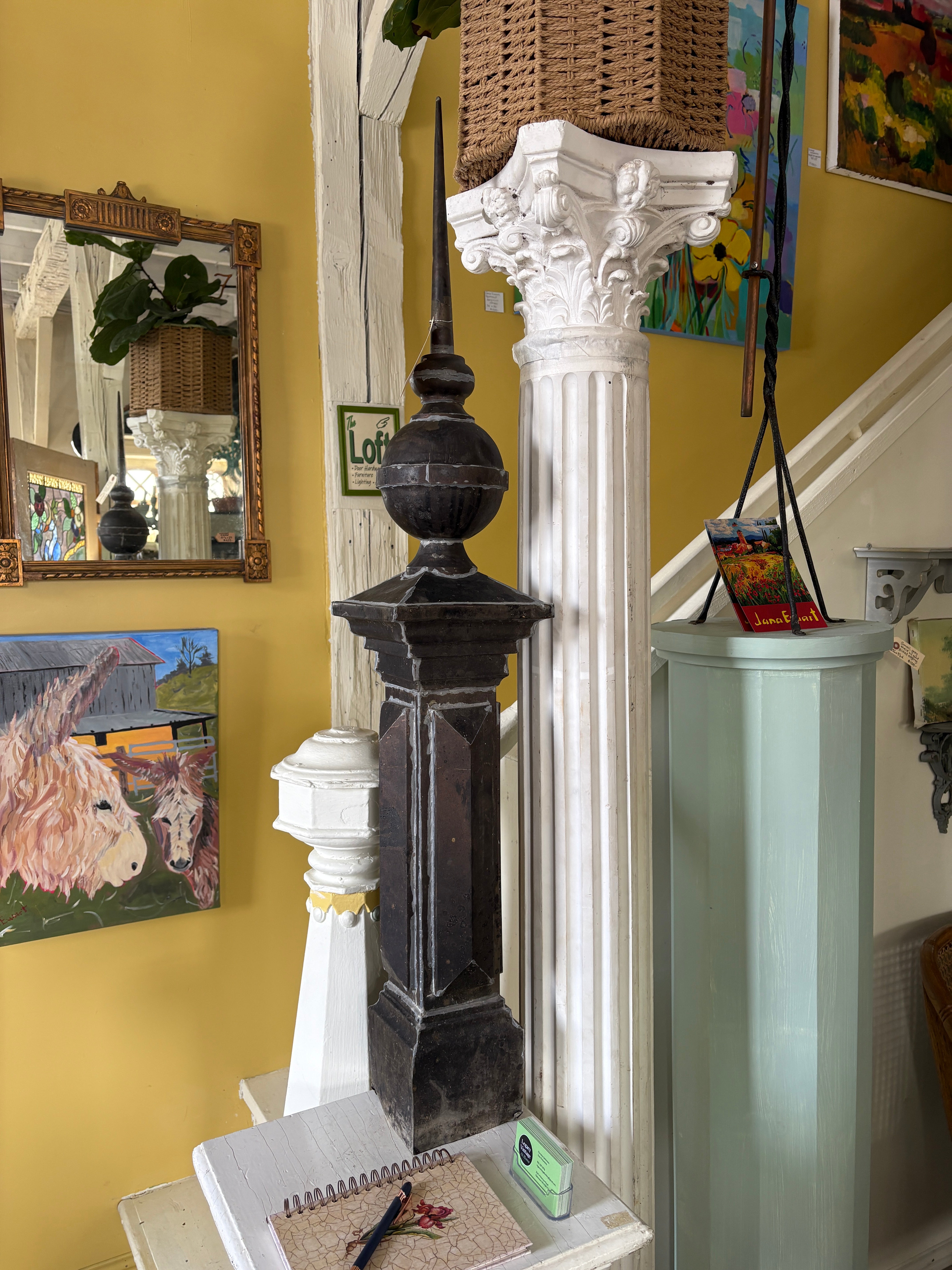 Aged Brass Roof Finial