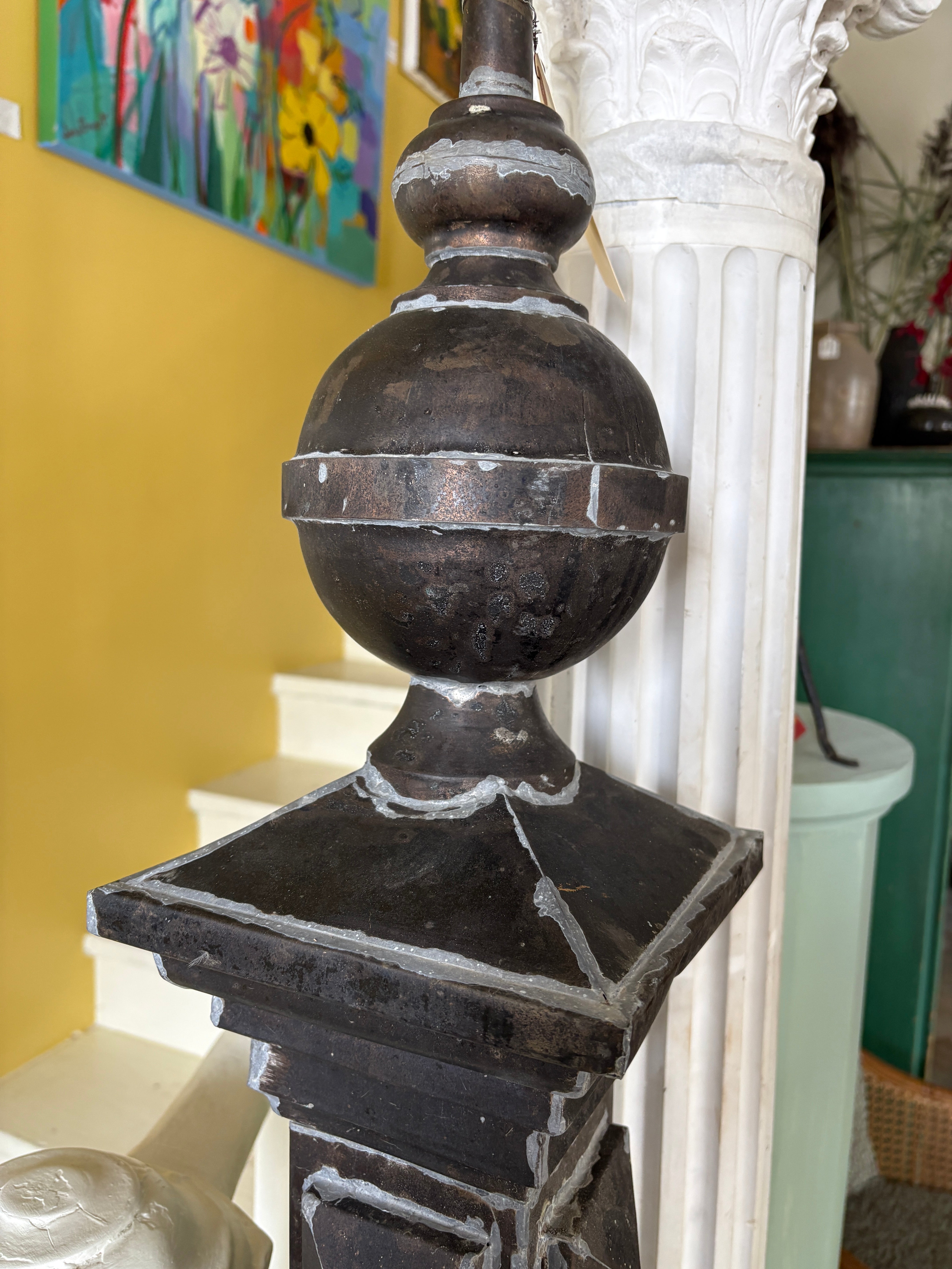 Aged Brass Roof Finial