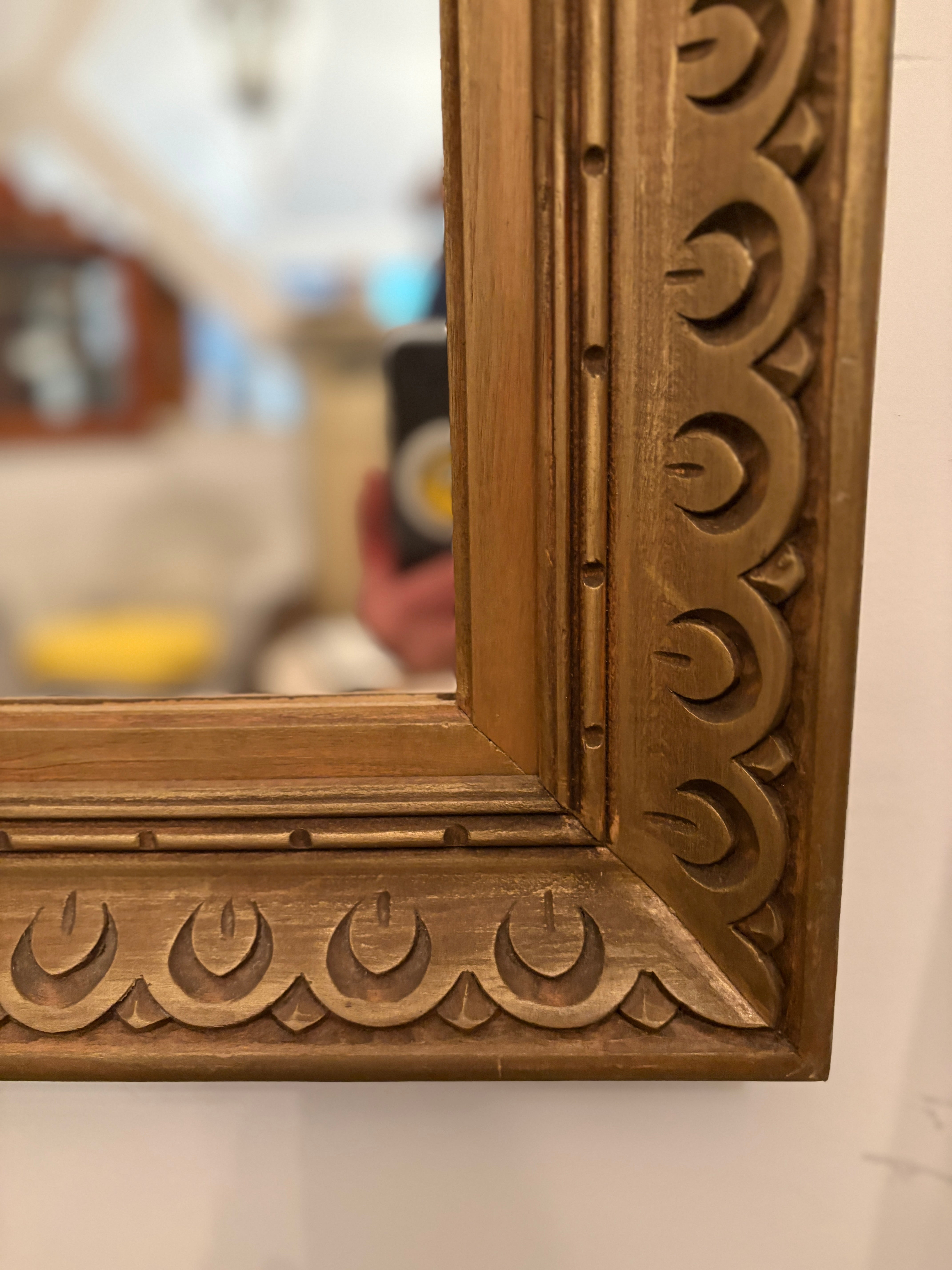 Ornate Mid Century Mirror