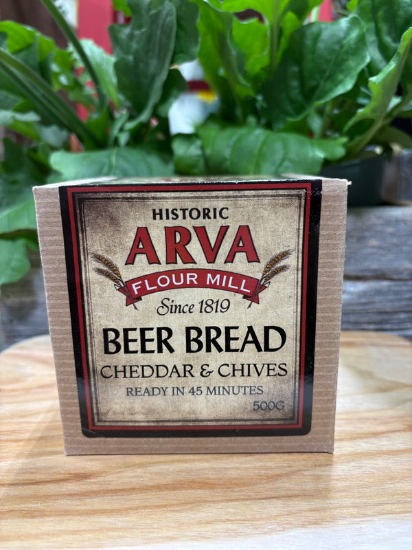 Arva Flour Mill Beer Bread. Cheddar & Chives