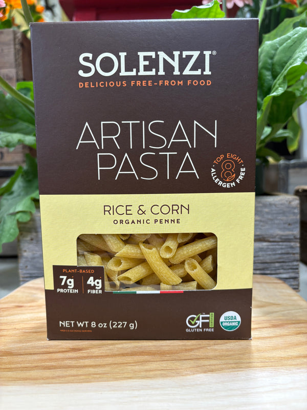 Solenzi Artisan Pasta. Rice & Corn
