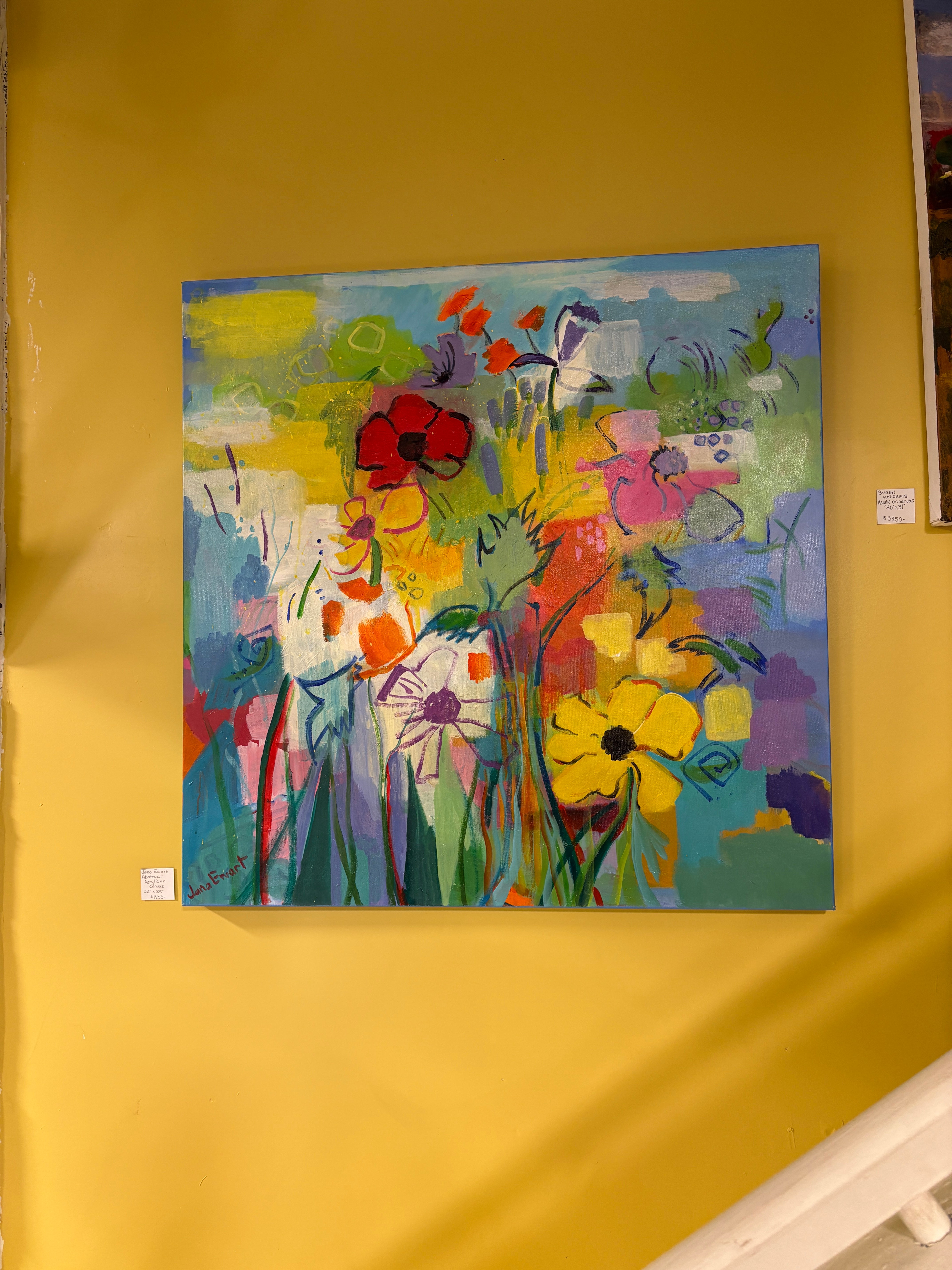 Jana Ewart Abstract Acrylic on Canvas