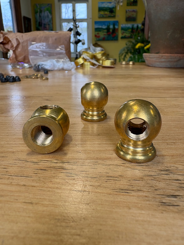 Solid Brass 3-way Arm Back for lighting restoration