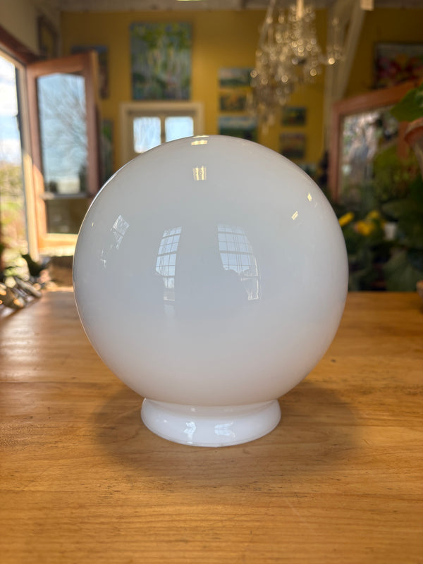 6" Vintage Glass Globe with 2 1/4" fitter