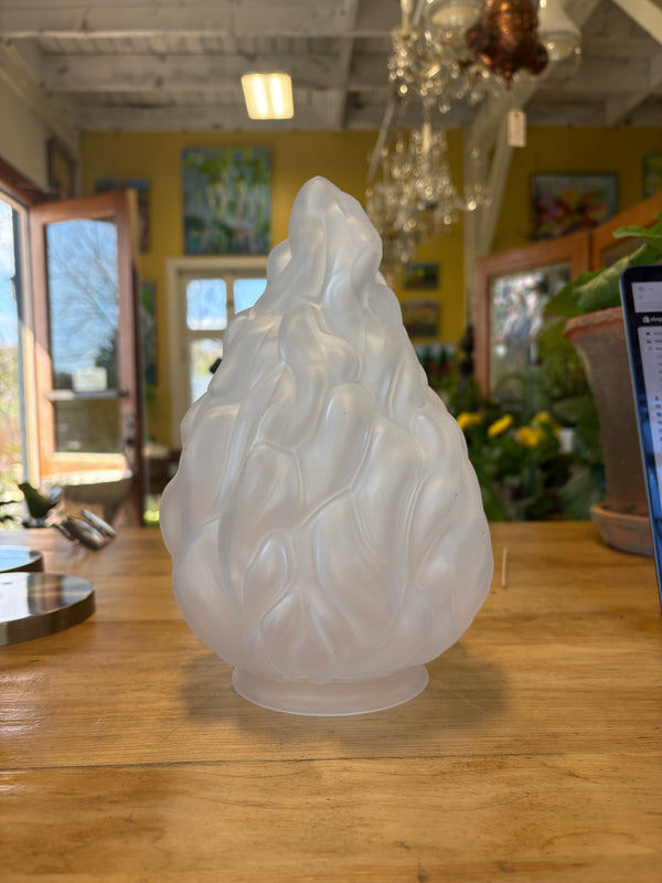 Frosted Glass Flame Shade