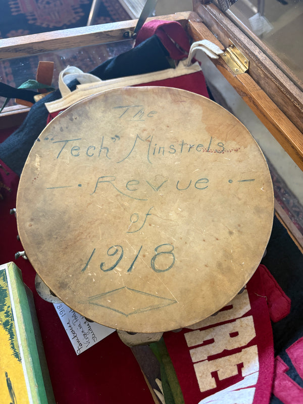 Collectible Tamborine Circa 1918, Virginia Tech.