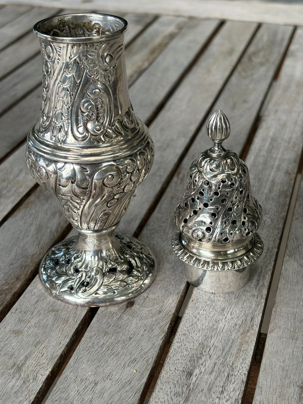 Antique Stirling Silver Sugar Caster