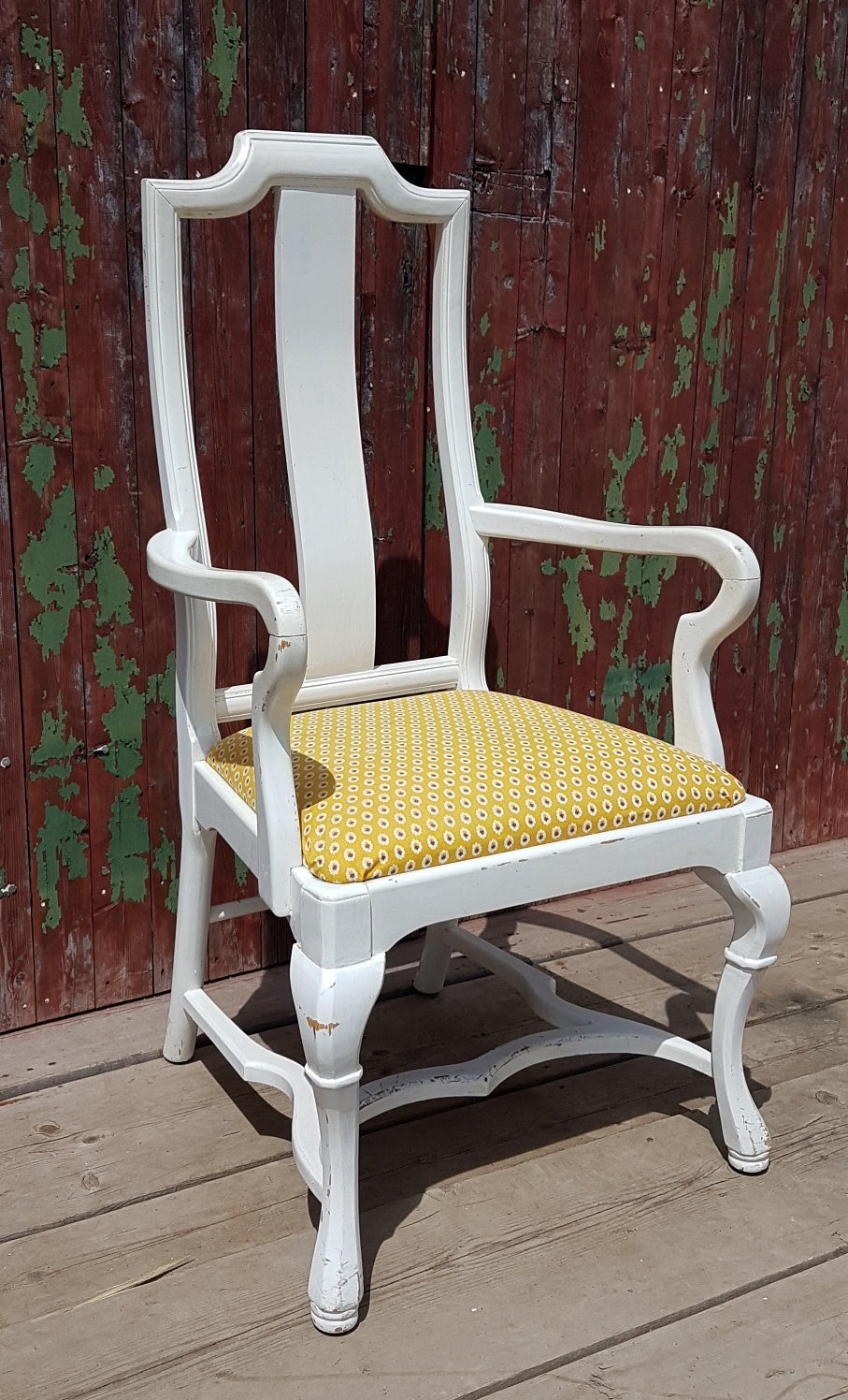 Vintage Queen Anne Style Dining Chairs