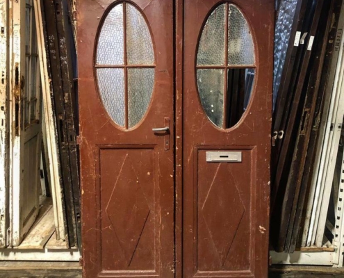 Pair of Antique Glazed Double Doors