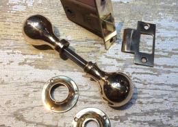 Brass Knobs and Mortise Latch