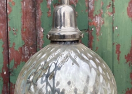 Vintage Mercury Glass Pendant