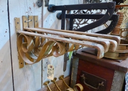 Spira Brass Iron Coat Hook (20mm x 120mm), Black Antique - BR607