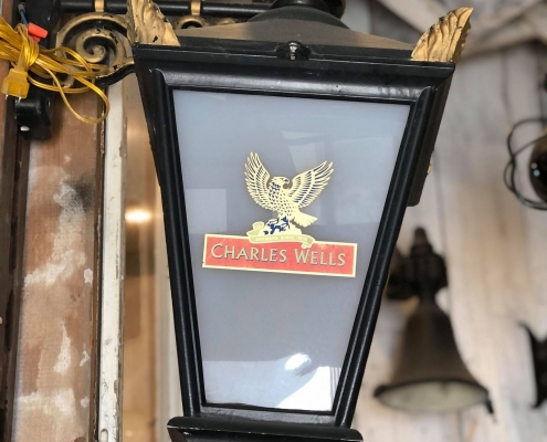 Pair of Vintage Pub Lanterns