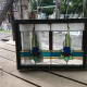 Pair of Antique Stained Glass Windows