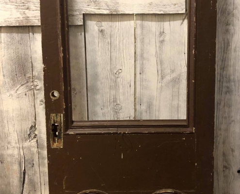 Antique Glazed Entry Door