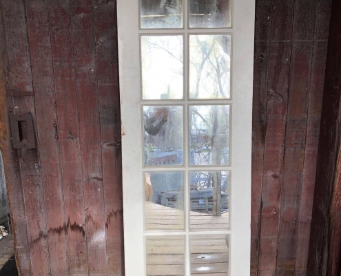 Antique single glazed door