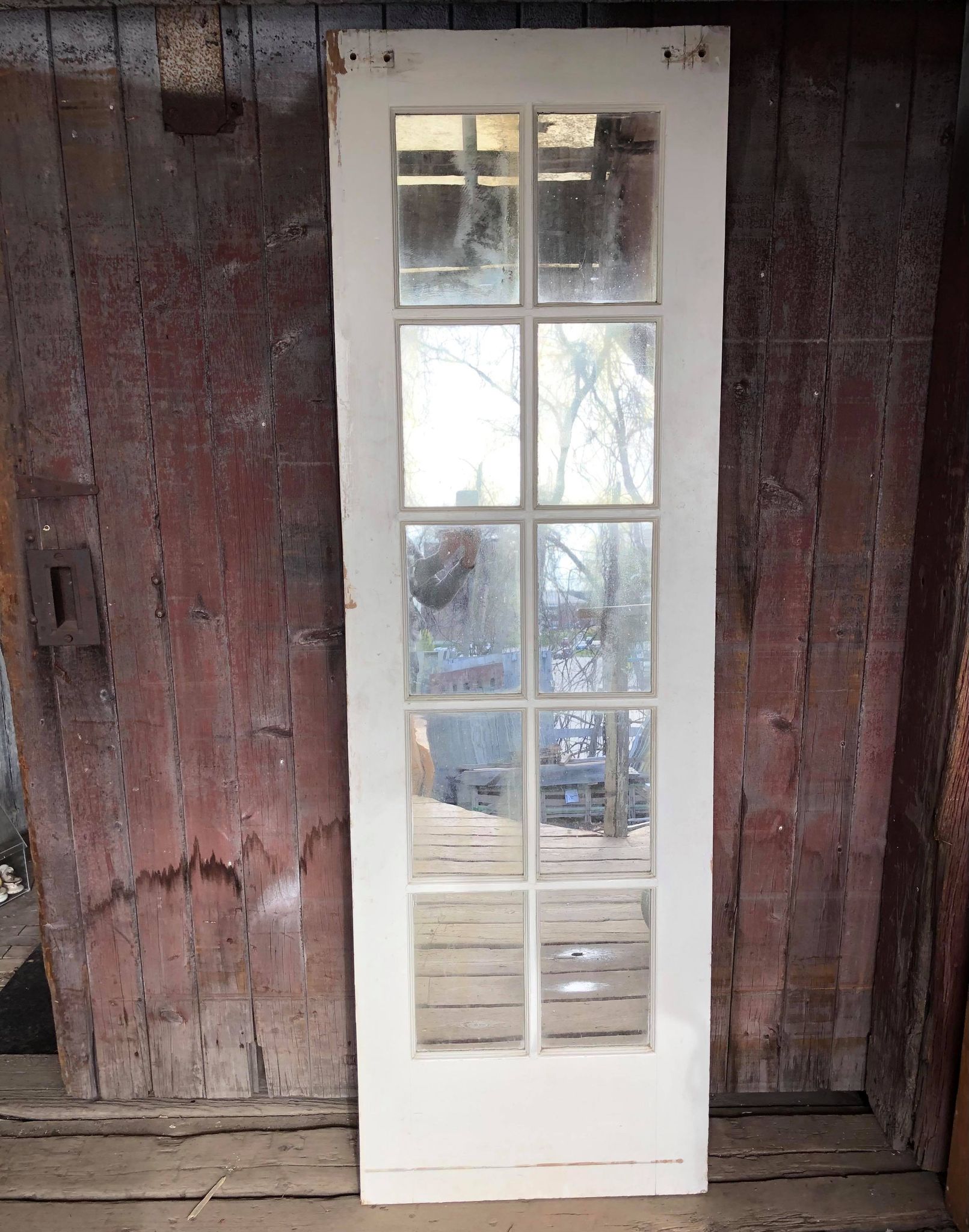 Antique single glazed door