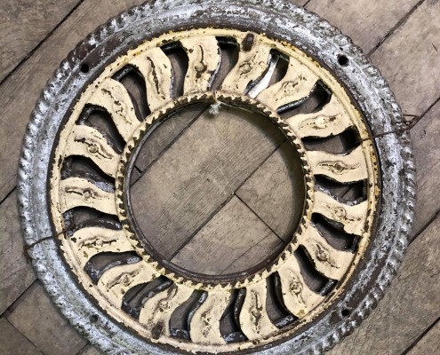 Antique Round Floor Grate