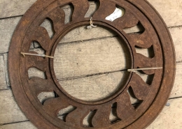 Antique Round Grate