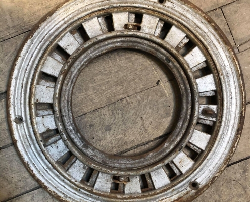 Antique Round Floor Grate