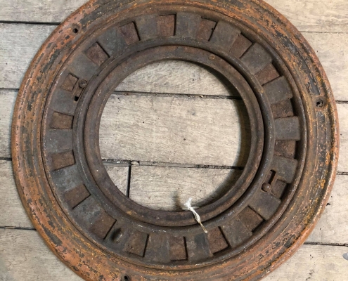 Antique Round Floor Grate