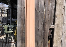 Vintage wooden pillar