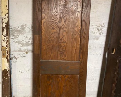 Antique 2 panel swing door